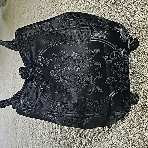 LILLI'S SHANGHAI Black Jacquard Bag - Picture 5 of 9